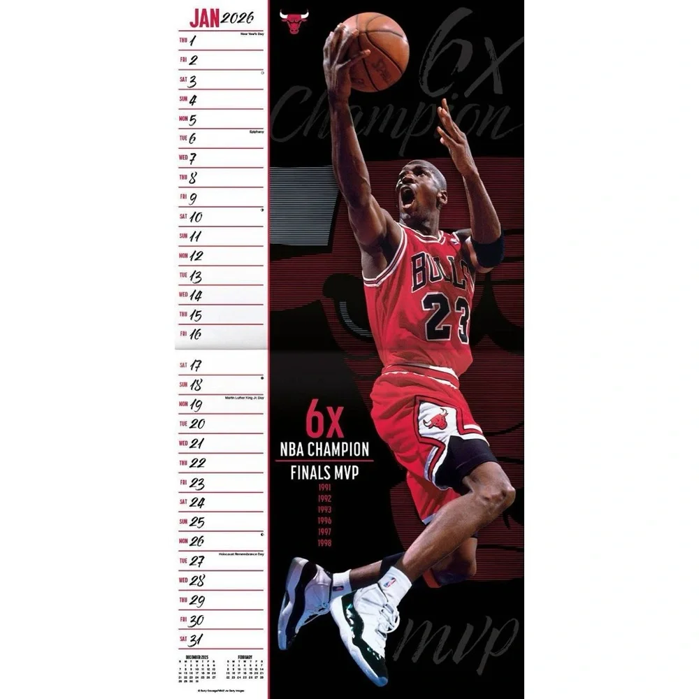 Michael Jordan 2026 Basketball Calendar - Picture 2 of 8